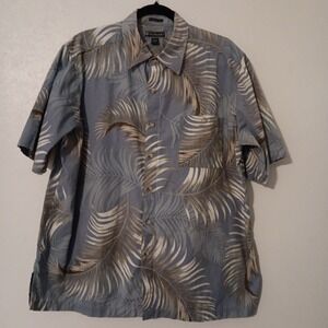 Weekender Casual Lifestyle Men's  Short Sleeve Button-up Sz.XL‎ Blue Hawaiian